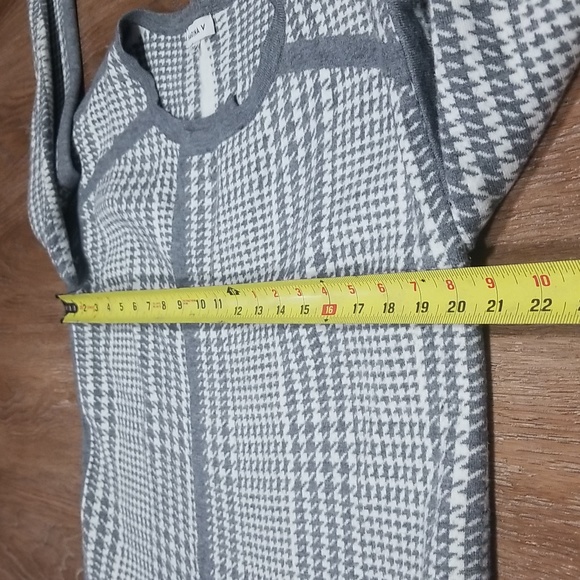 (L) Marina V Houndstooth Print Comfortable Casual Outdoor Kimono Style Sweater - Picture 9 of 10